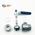 Stainless Steel 2PC Ball Valve 1000WOG